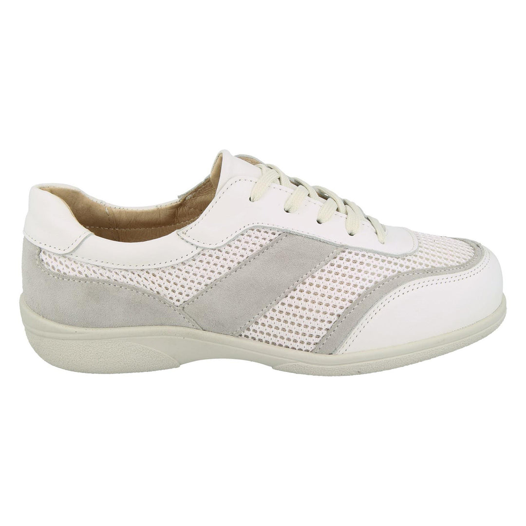 Women's Wide Fit DB Echo Canvas Sneakers DB Shoes Wide Fit