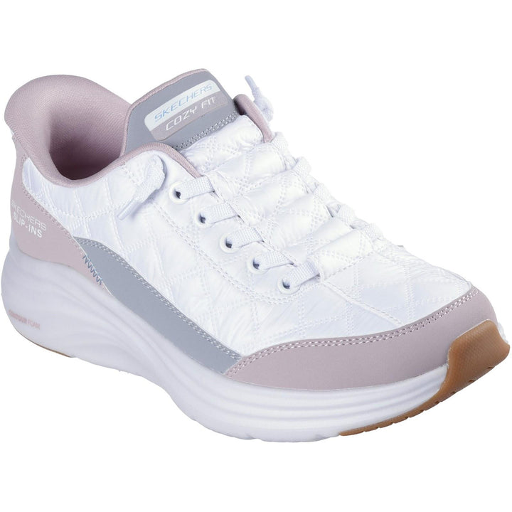 Women's Wide Fit Skechers 150404 Slip-ins Contour Foam Cozy Fit Sneakers