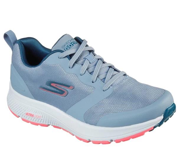 Women's Wide Fit Skechers 128275 Go Run Consistent Lunar Night Sneakers