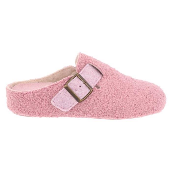 Women's Wide Fit DB Gill Buckle Mule Slippers
