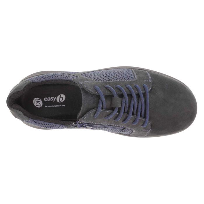 Men's Wide Fit DB Samuel Lace up\Zip Sneakers