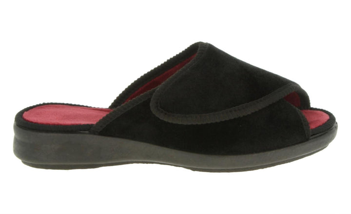 Womens Wide Fit DB Redstart Mule Slippers