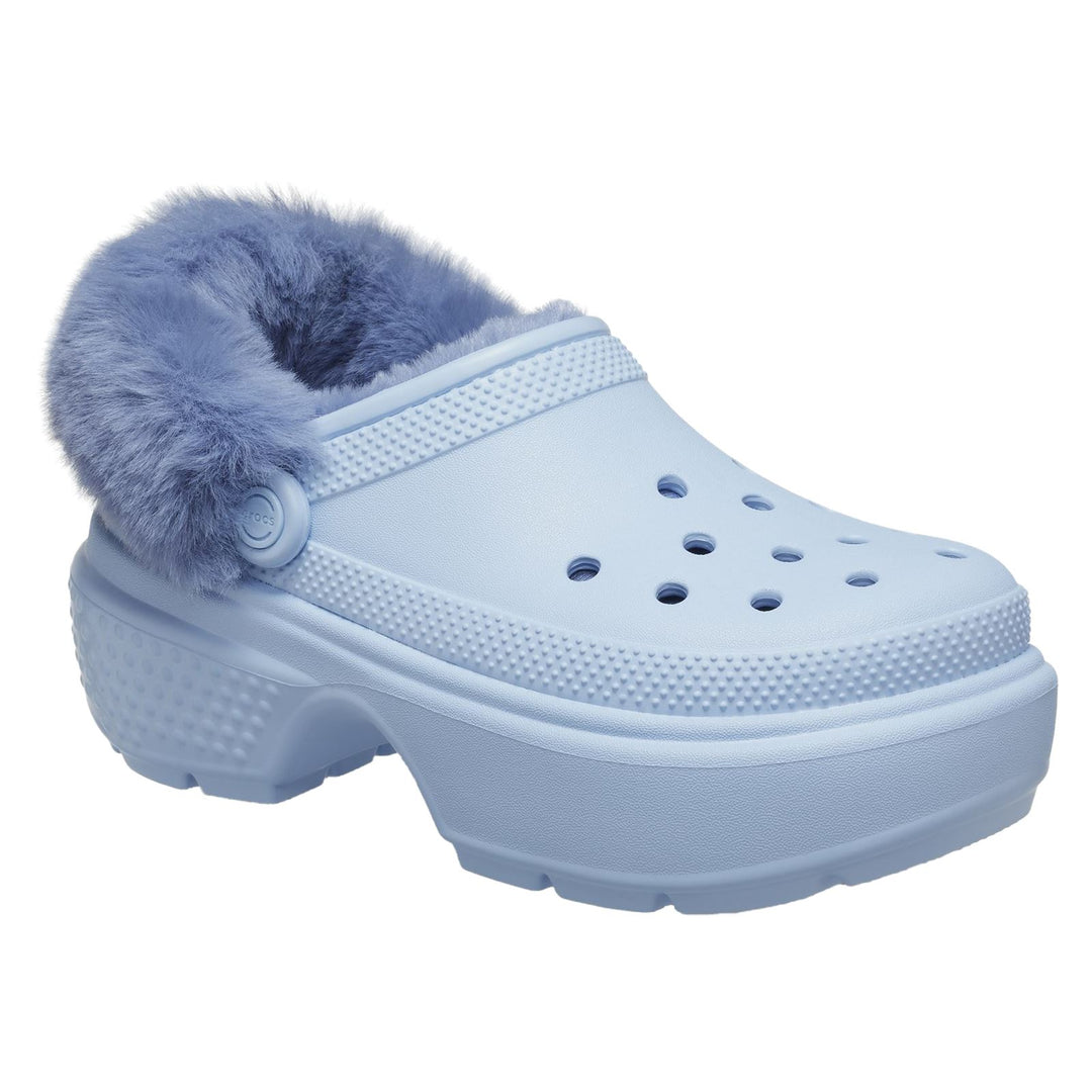 Women's Wide Fit Crocs 208546 Stomp Lined Clog