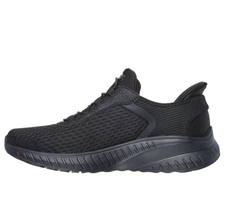 Women's Wide Fit Skechers 117504W Slip-ins Bobs Sport Squad Chaos In Color Sneakers
