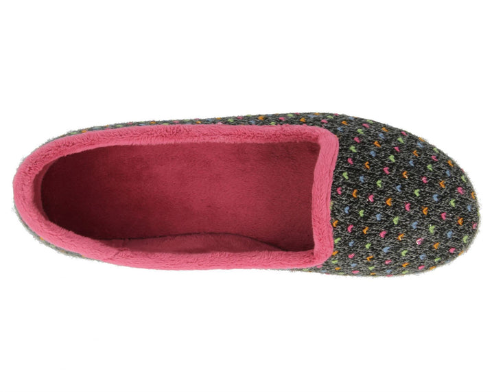 Womens Wide Fit DB Nottingham Slip On Slippers