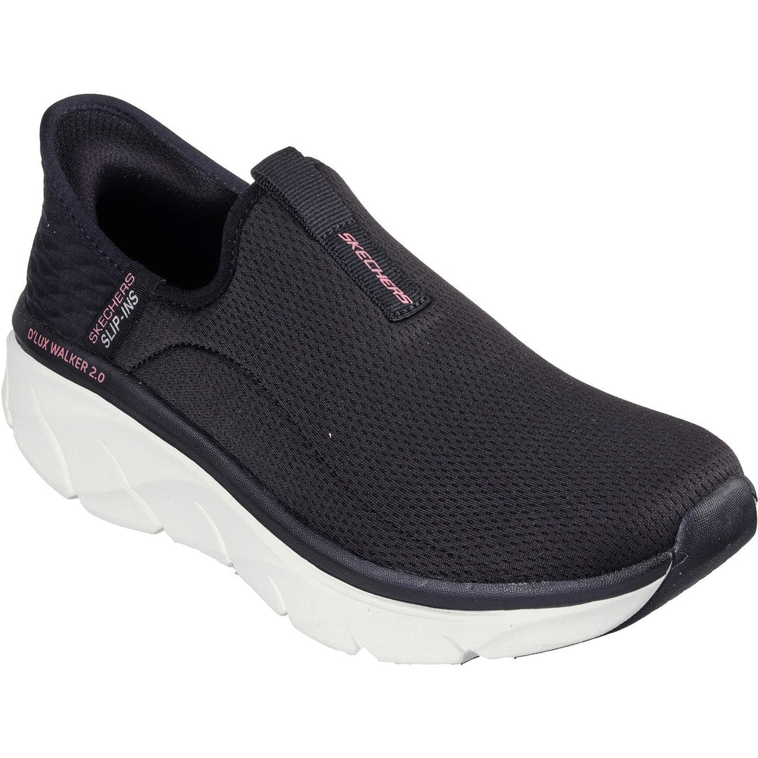 Women's Relaxed Fit Skechers 150099 Slip-ins Sport D'lux Walker 2.0 Happy Step Sneakers