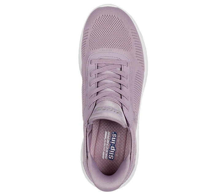 Women's Wide Fit Skechers 117497W Slip-ins Sport Squad Chaos Sneakers