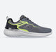 Men's Wide Fit Skechers 232674 2.0 - Andal Sneakers - Charcoal/Lime