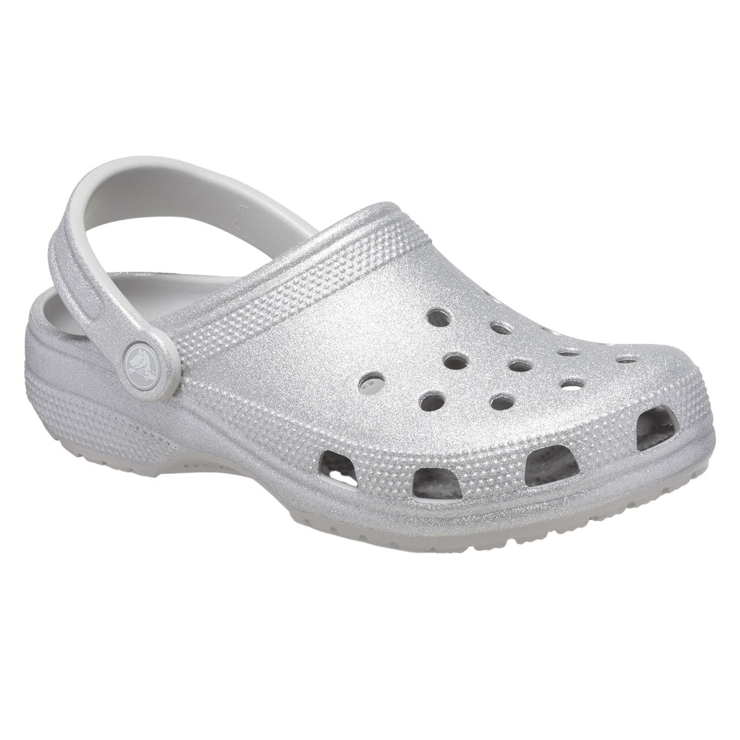 Unisex Wide Fit Crocs 205942 Glitter Clog Sandals