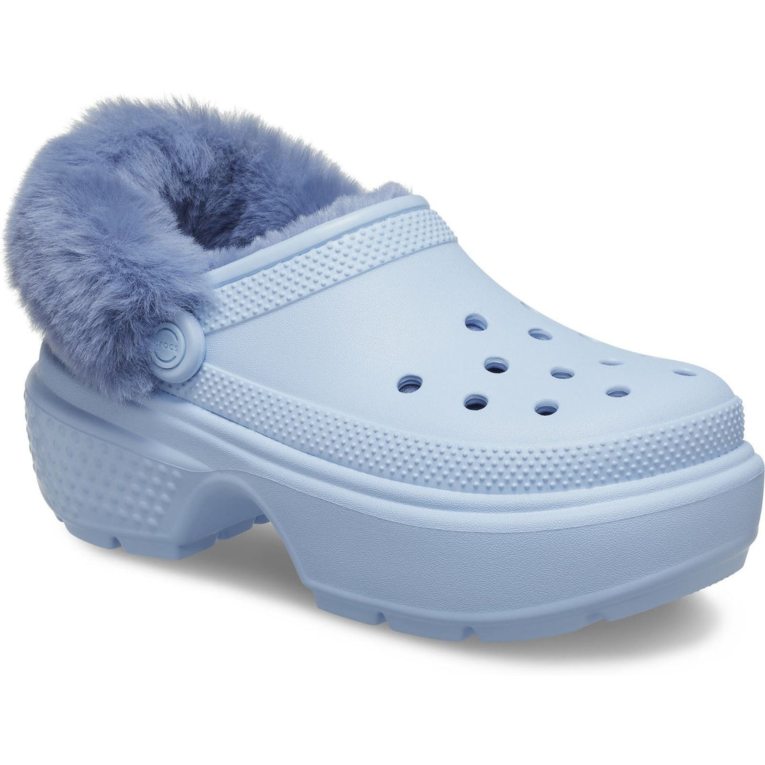 Women's Wide Fit Crocs 208546 Stomp Lined Clog