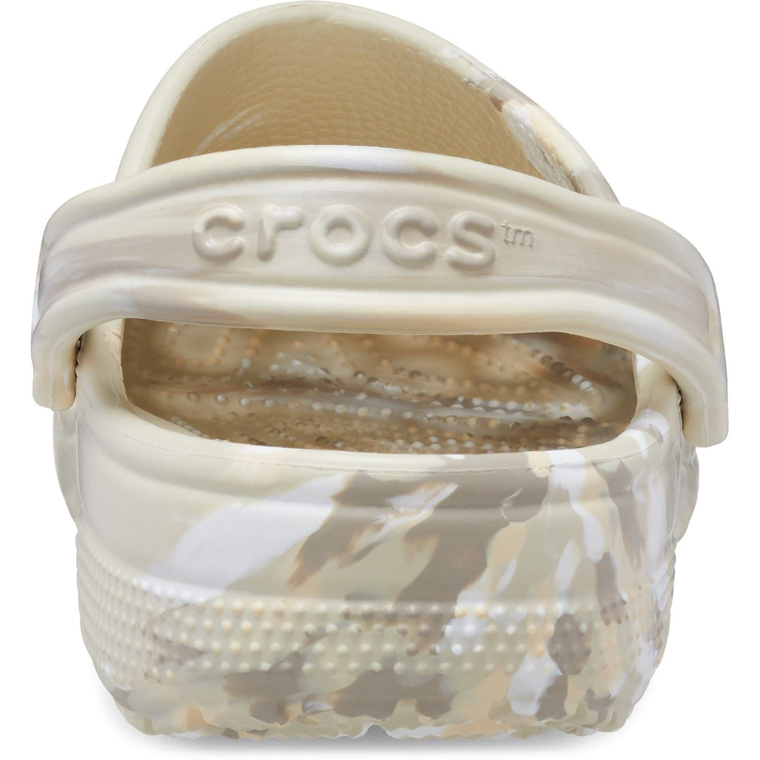 Unisex Wide Fit Crocs 206867 Classic Marbled Clog Sandals