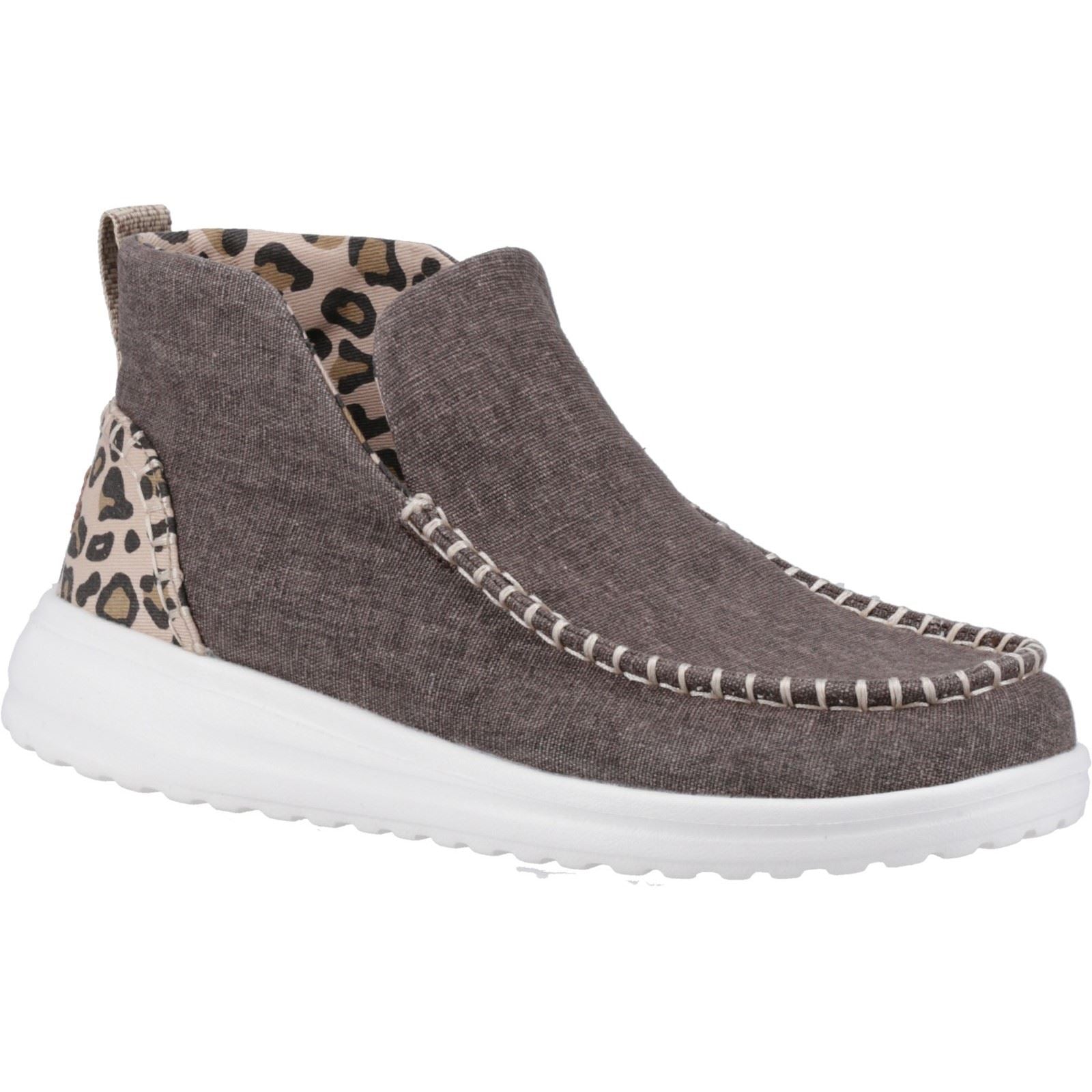 Women's Heydude 40209 Denny Ankle Boots - Leopard | Heydude | Wide