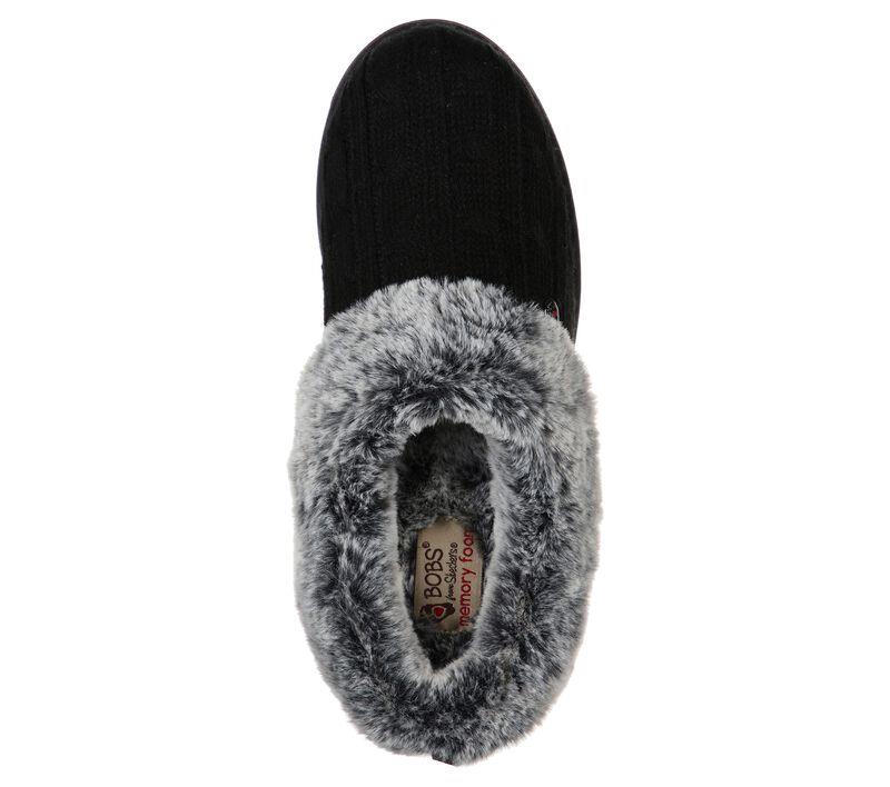 Womens Wide Fit Skechers Keepsakes Ice Angel Mule Slippers