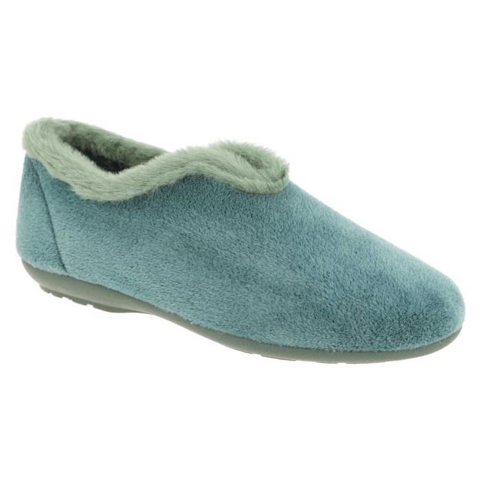 Women's Wide Fit DB Faye Slip on Slippers