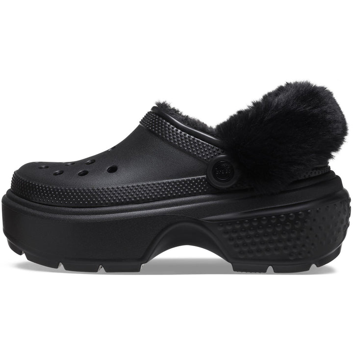 Women's Wide Fit Crocs 208546 Stomp Lined Clog