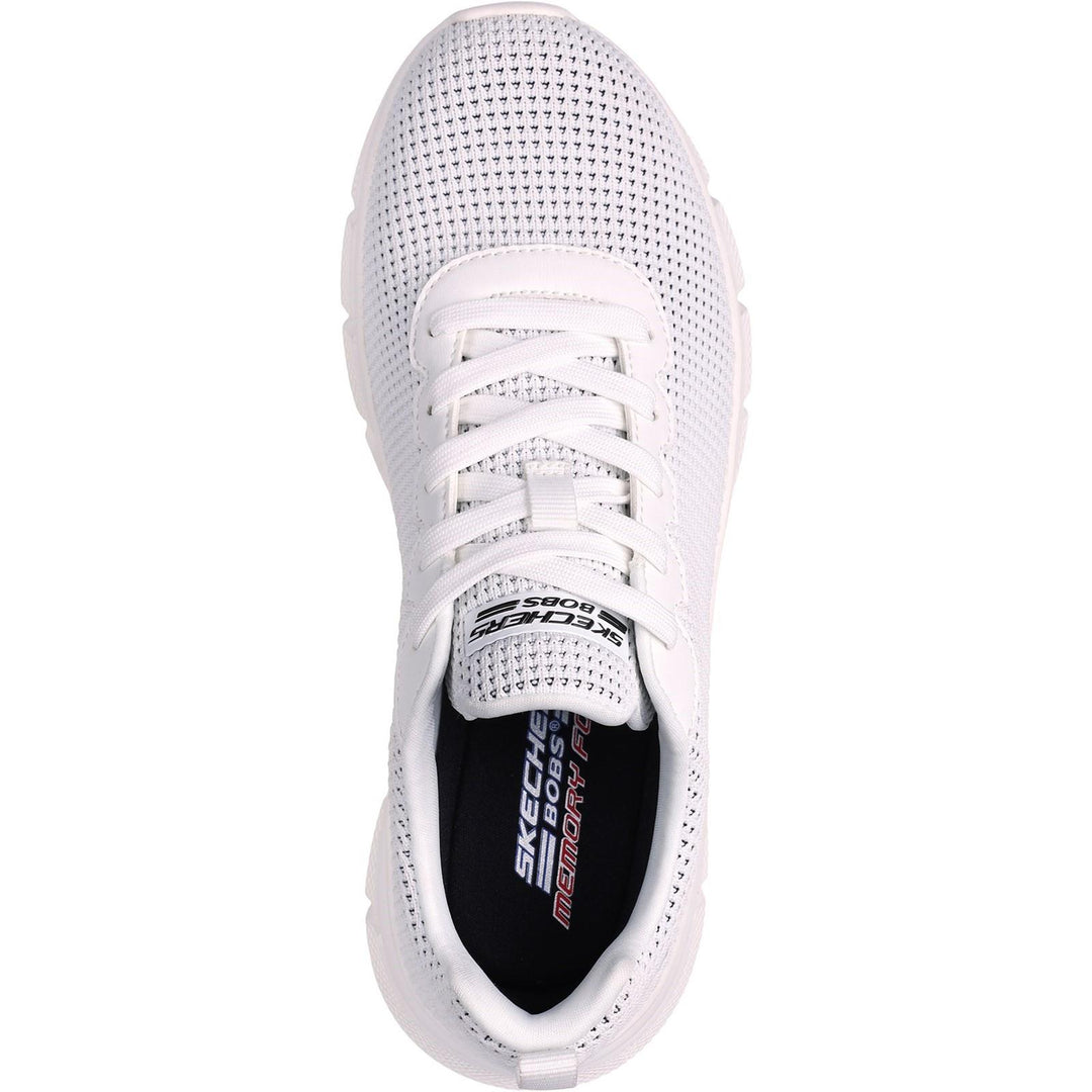 Women's Wide Fit Skechers 117346 Bobs Sport B Flex Visionary Essence Sneakers