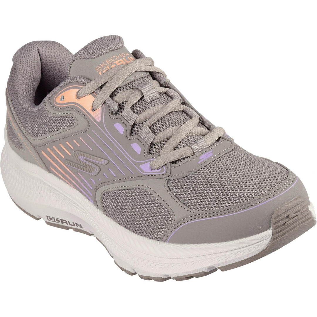 Women's Wide Fit Skechers 128606 Go Run Consistent 2.0 Advantage Sneakers