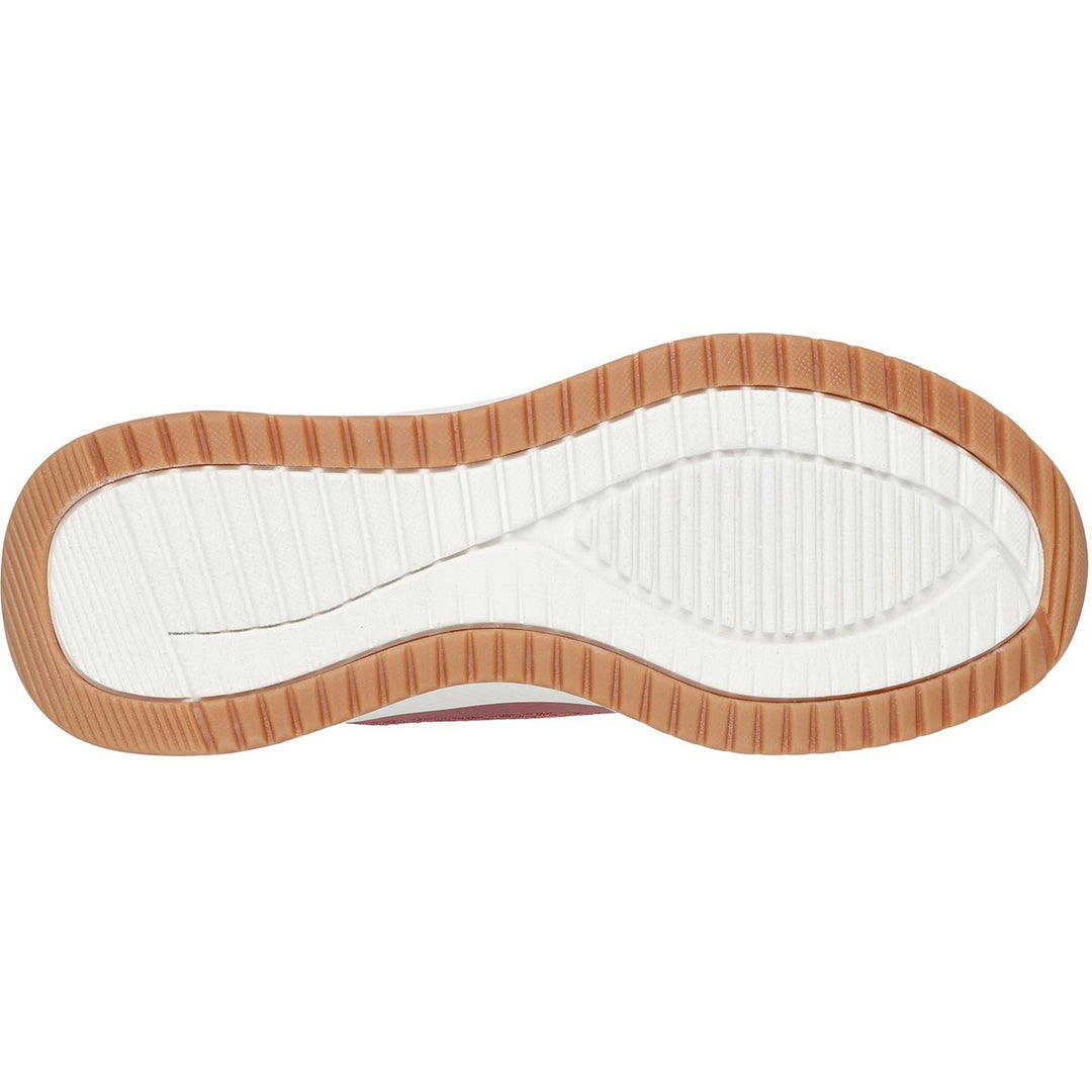 Women's Wide Fit Skechers 117624 Slip-ins Bobs Squad 4 Staple Look Sneakers