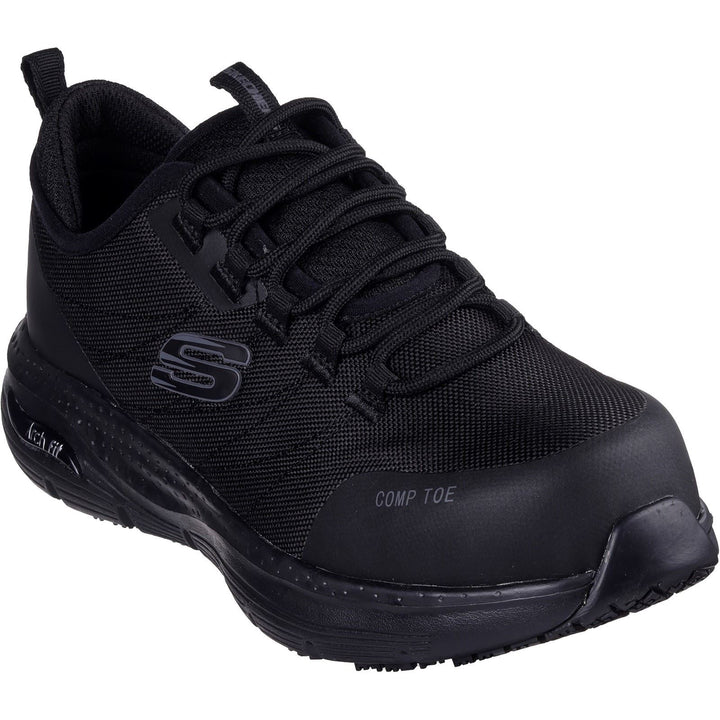 Women's Wide Fit Skechers 108075EC Arch Fit Sr Ebinal Safety Sneakers