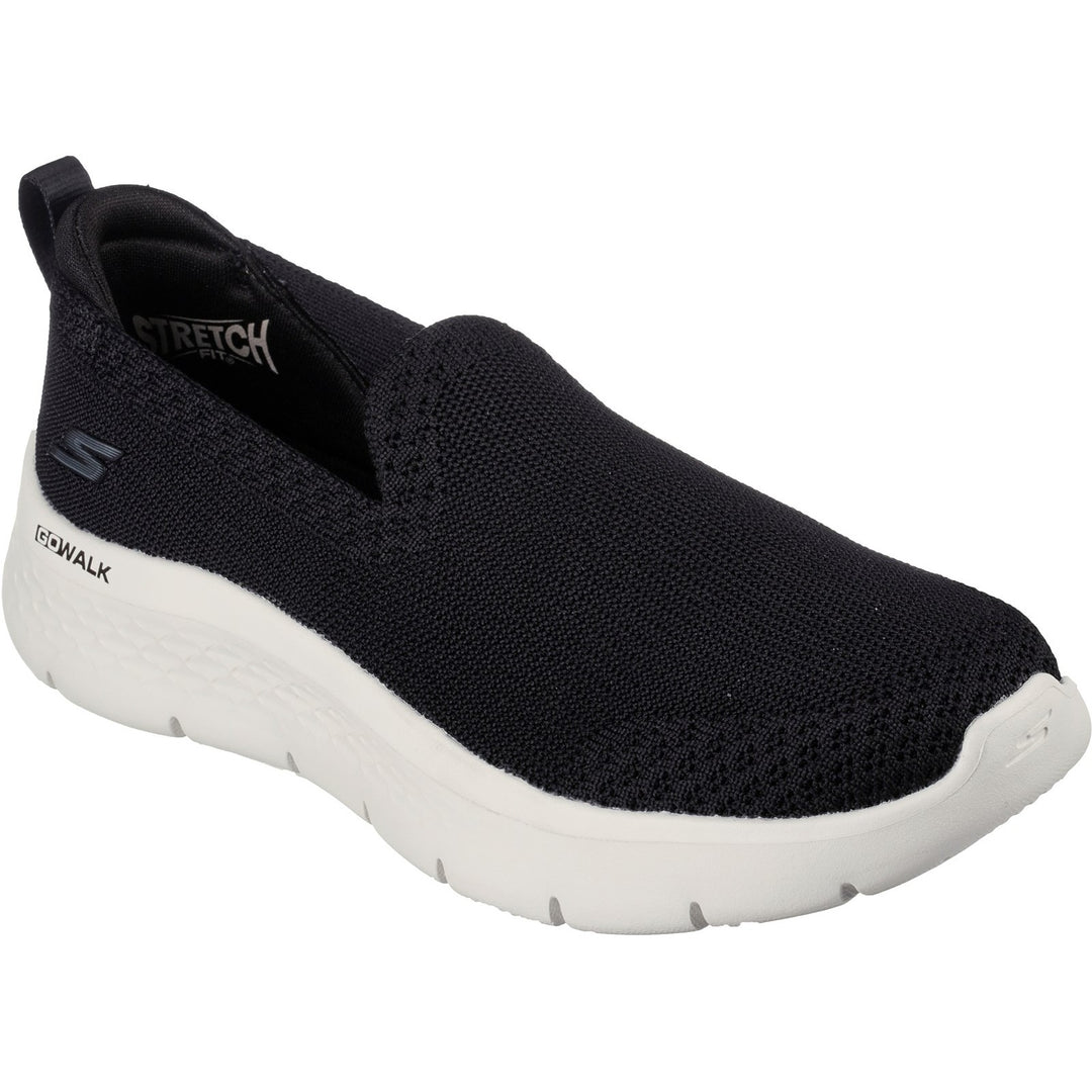 Women's Wide Fit Skechers 124957 Walk Flex Bright Sneakers