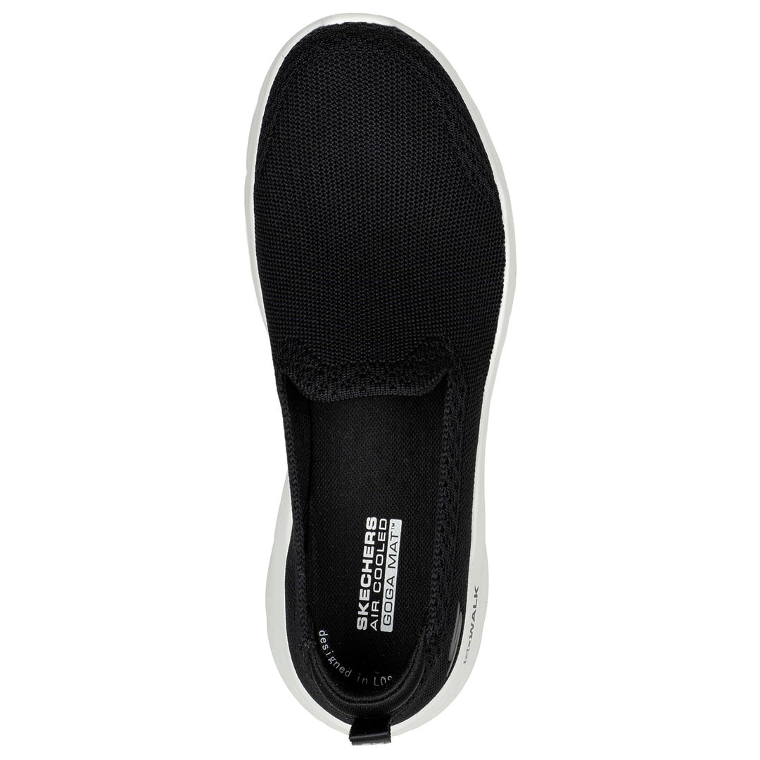 Women's Wide Fit Skechers 124957 Walk Flex Bright Sneakers