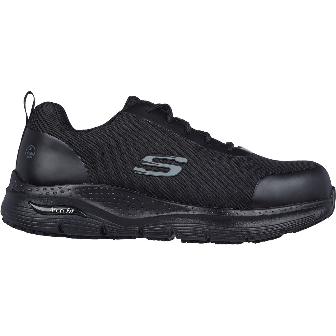 Skechers 200086EC Arch Fit Ringstap Sicherheits-Sneaker für Herren in weiter Passform