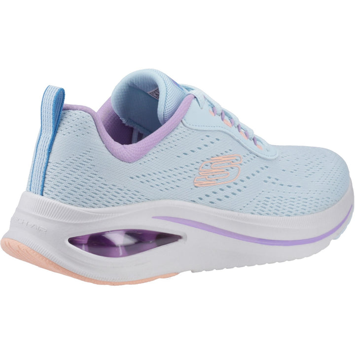 Women's Wide Fit Skechers 150131 Skech Air Meta - Aired Out Sneakers