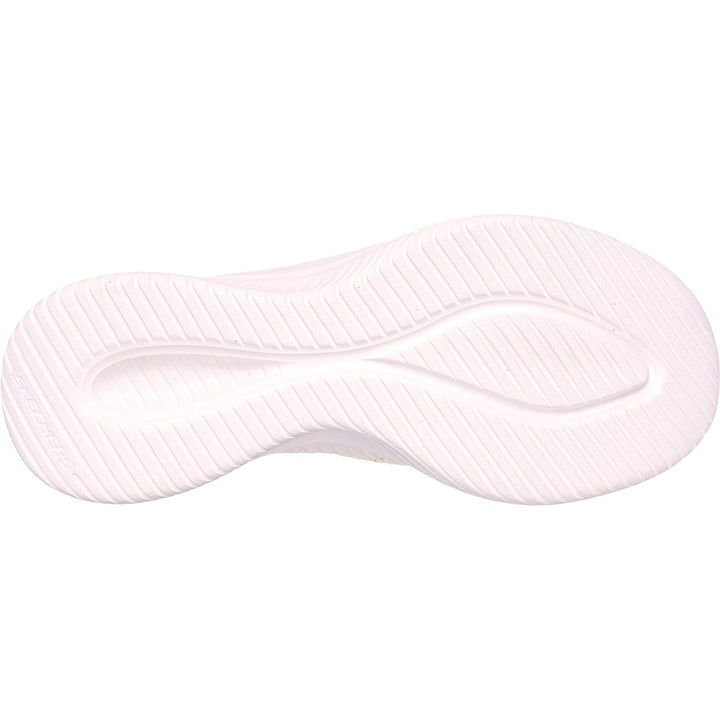 Women's Wide Fit Skechers 149594 Slip-ins Ultra Flex 3.0 Sneakers -  Black/Rose Gold