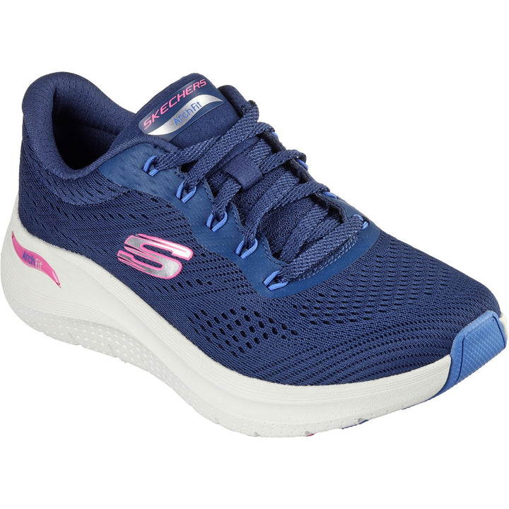 Womens Wide Fit Skechers 150051 2.0 Arch Fit Big League Sneakers