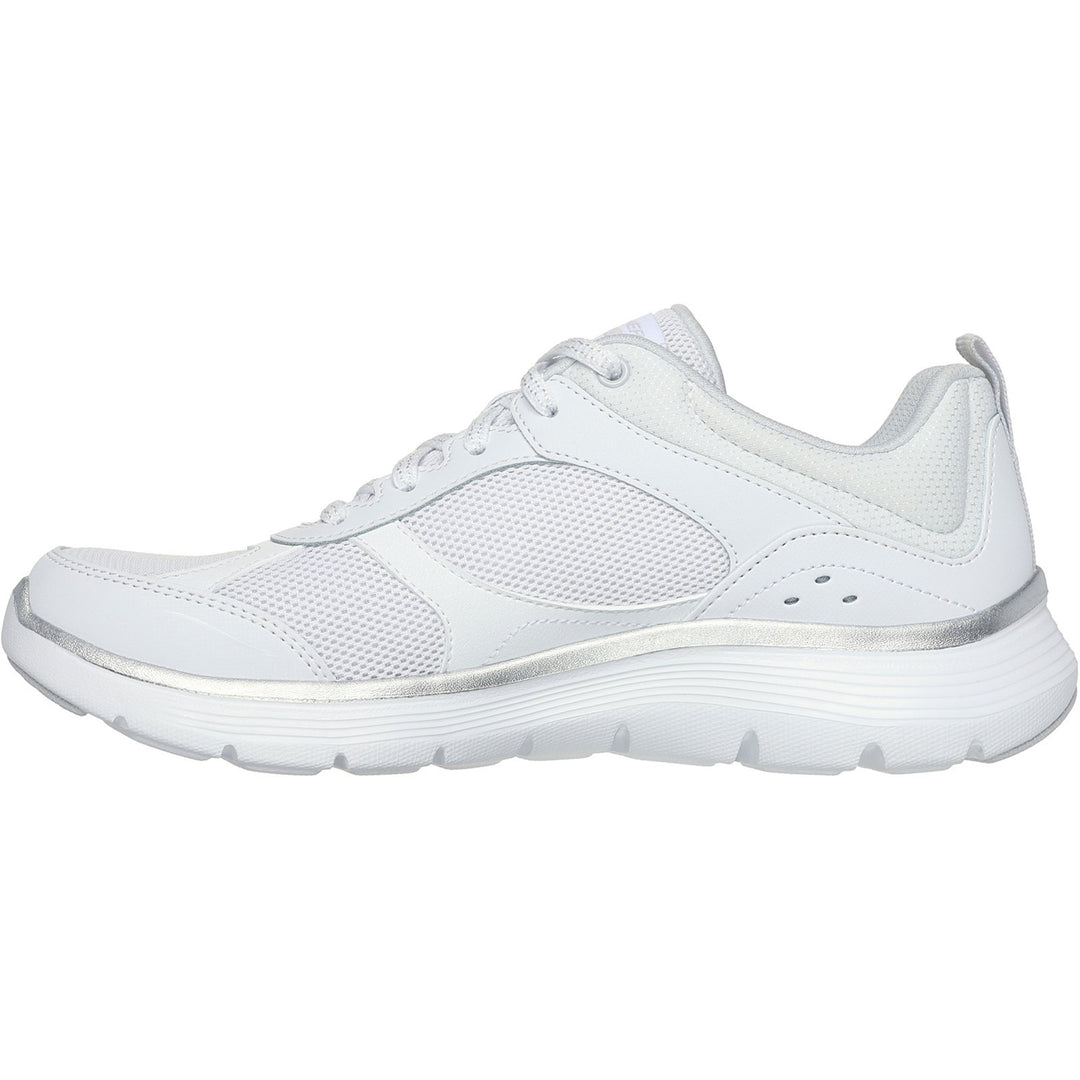 Womens Wide Fit Skechers 150202 Flex Appeal 5.0 Fresh Touch Sneakers