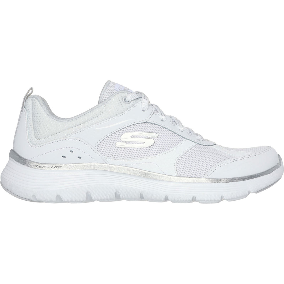 Womens Wide Fit Skechers 150202 Flex Appeal 5.0 Fresh Touch Sneakers