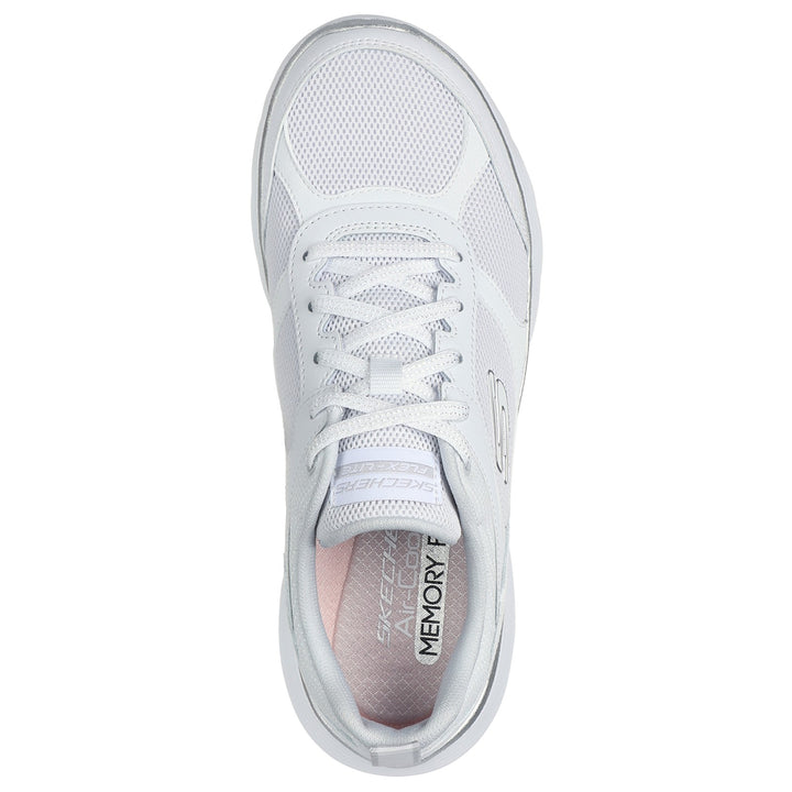 Womens Wide Fit Skechers 150202 Flex Appeal 5.0 Fresh Touch Sneakers