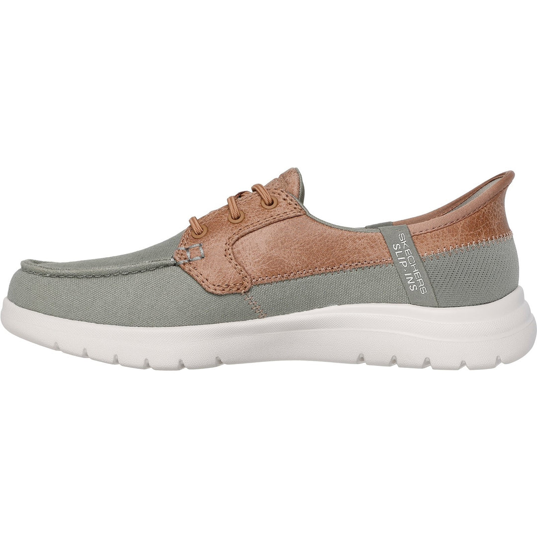 Women's Wide Fit Skechers 136536 Slip-ins On The Go Flex Palmilla Sneakers
