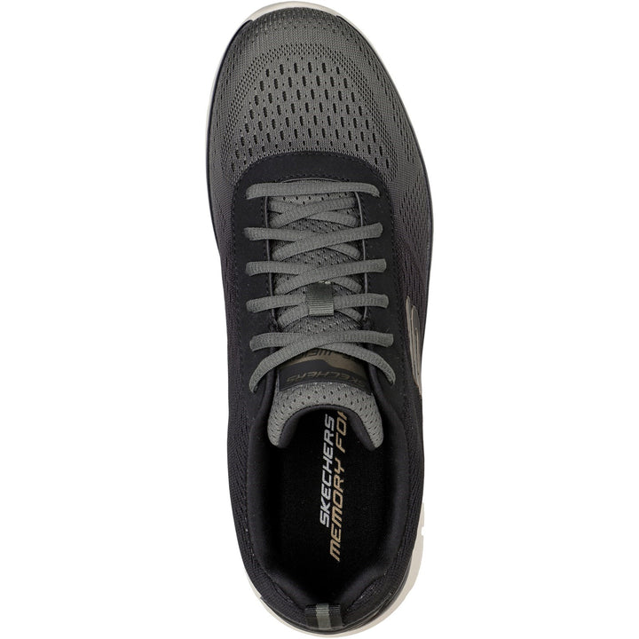 Men's Wide Fit Skechers 232399 Track-Ripkent Walking Sneakers - Olive/Black