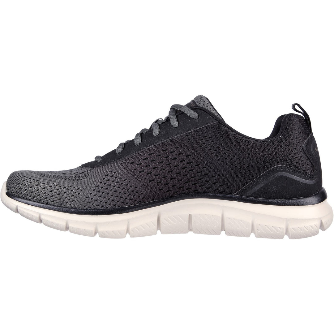 Men's Wide Fit Skechers 232399 Track-Ripkent Walking Sneakers - Olive/Black