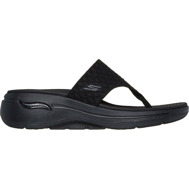 Women's Wide Fit Skechers 140803 Go Walk Arch Fit Sandals