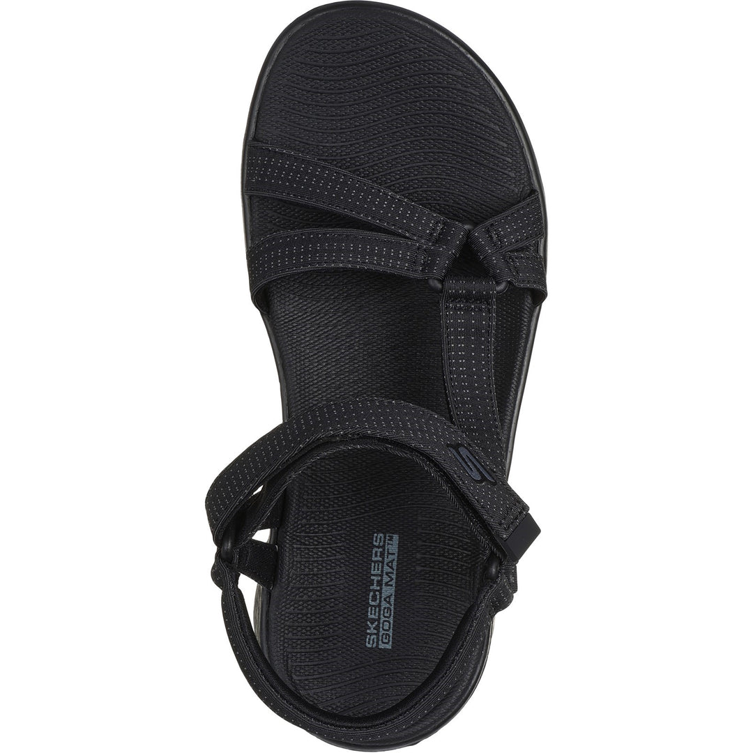 Women's Wide Fit Skechers 141451 Go Walk Flex Sublime Sandals