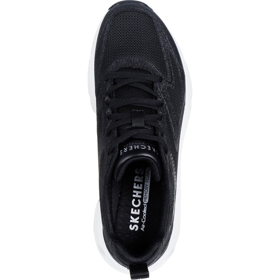 Women's Wide Fit Skechers 177411 Tres-Air Uno Glit Airy Sneakers