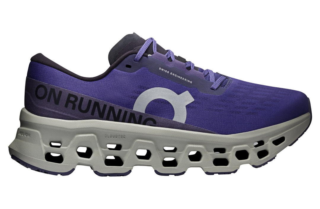 Mens Wide Fit On Cloudmonster 3 Sneakers - Twilight White