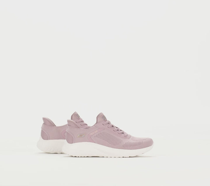Women's Wide Fit Skechers 117497W Slip-ins Sport Squad Chaos Sneakers