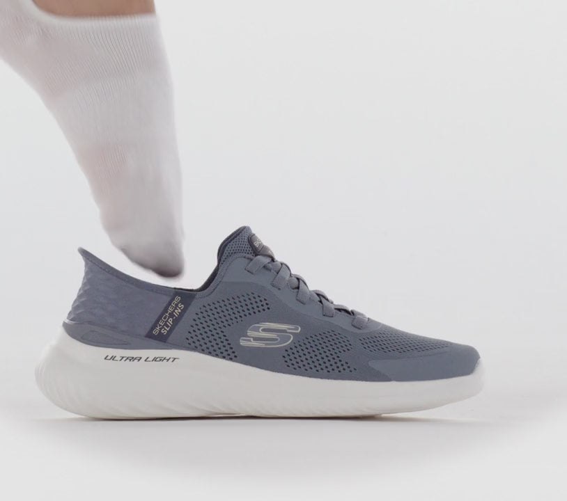 Men's Wide Fit Skechers 232459 Slip-ins Bounder 2.0 Emerged Sneakers