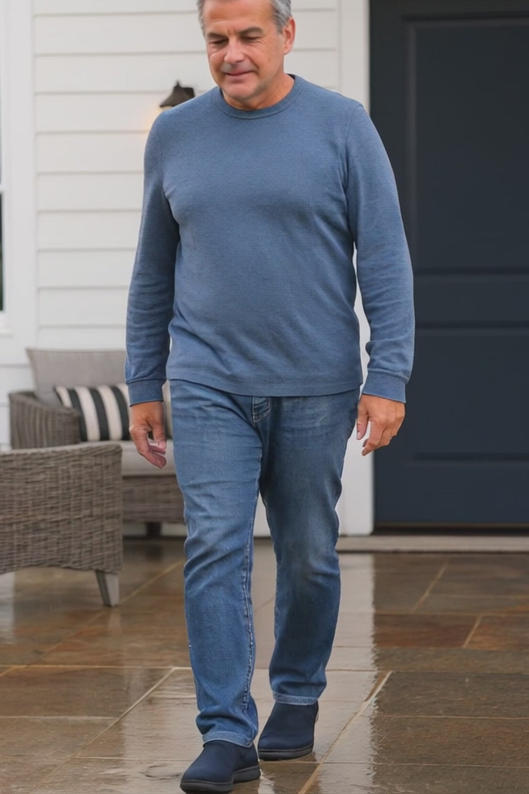 Mens Wide Fit Tredd Well Seth Slippers