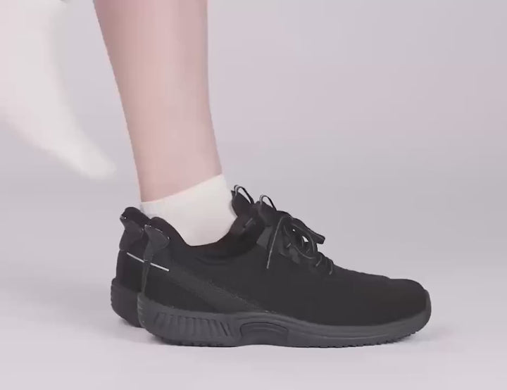 Women's Wide Fit Orthofeet 80016 Kita Hands-Free Sneakers