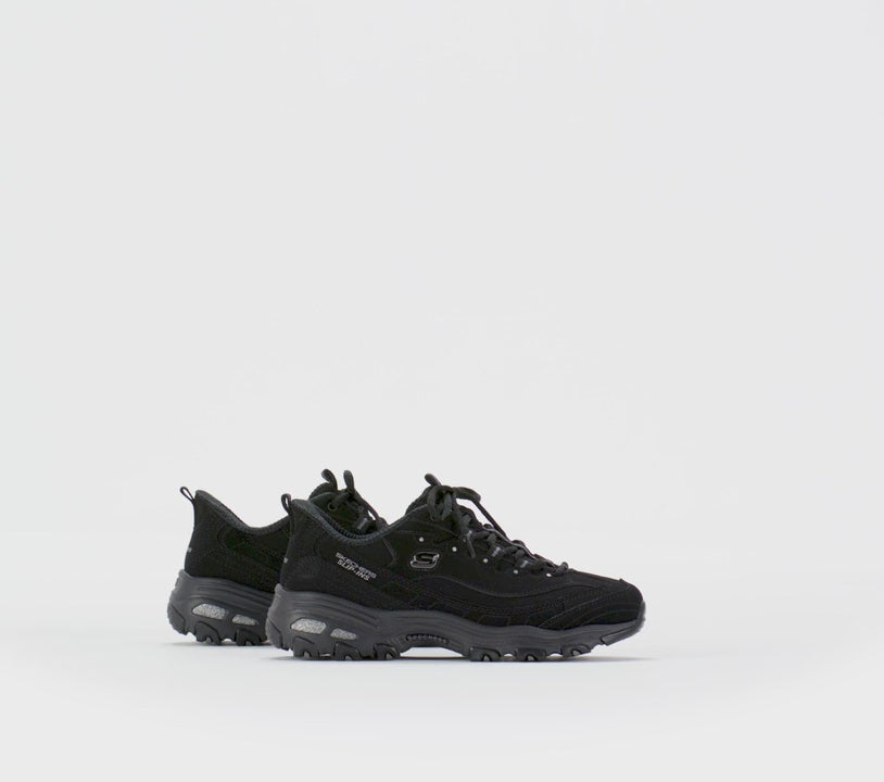 Women's Wide Fit Skechers 150543W Slip-ins D'Lites Classic Remix Sneakers