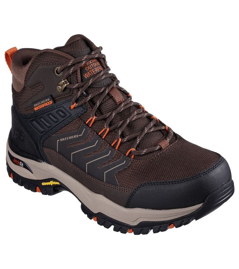 Men's Wide Fit Skechers 204634 Arch Fit Dawson Raveno Hiking Boots | Skechers