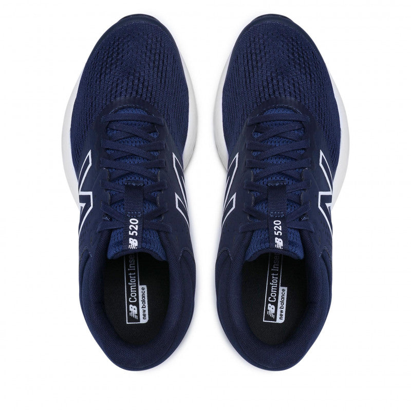 Men's Wide Fit New Balance M520CN7 Walking Sneakers - Navy Black