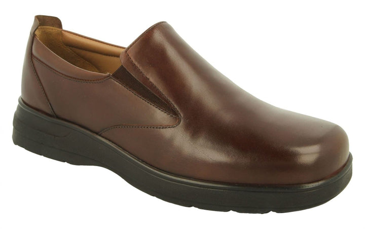 Mens Wide Fit DB Dalton Slip On Luxury Shoes