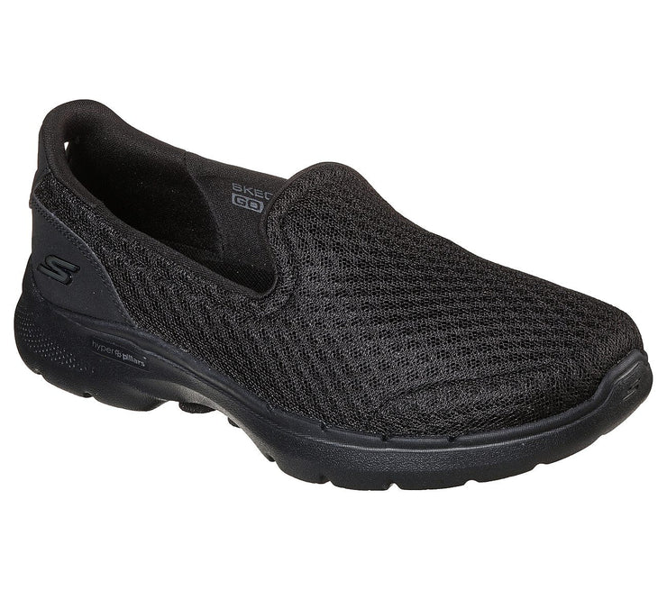 Women's Wide Fit Skechers 124508 Go walk 6 - Big Splash Slip On Shoes