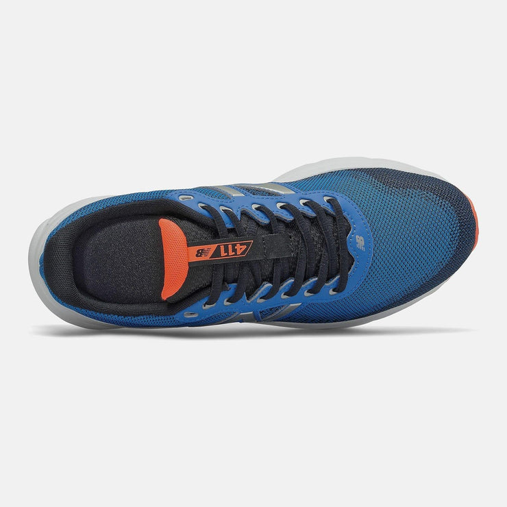 Mens Wide Fit New Balance M411 Trainers - Blue/Black