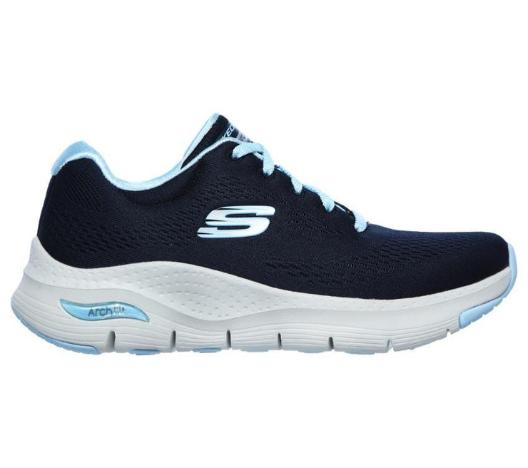 Womens Wide Fit Skechers 149057 Arch Fit Sneakers